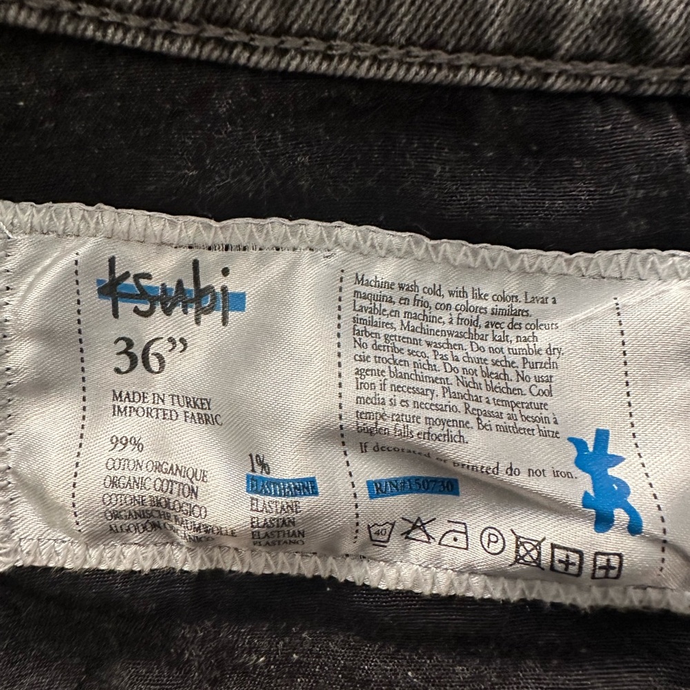 Ksubi Black Jeans